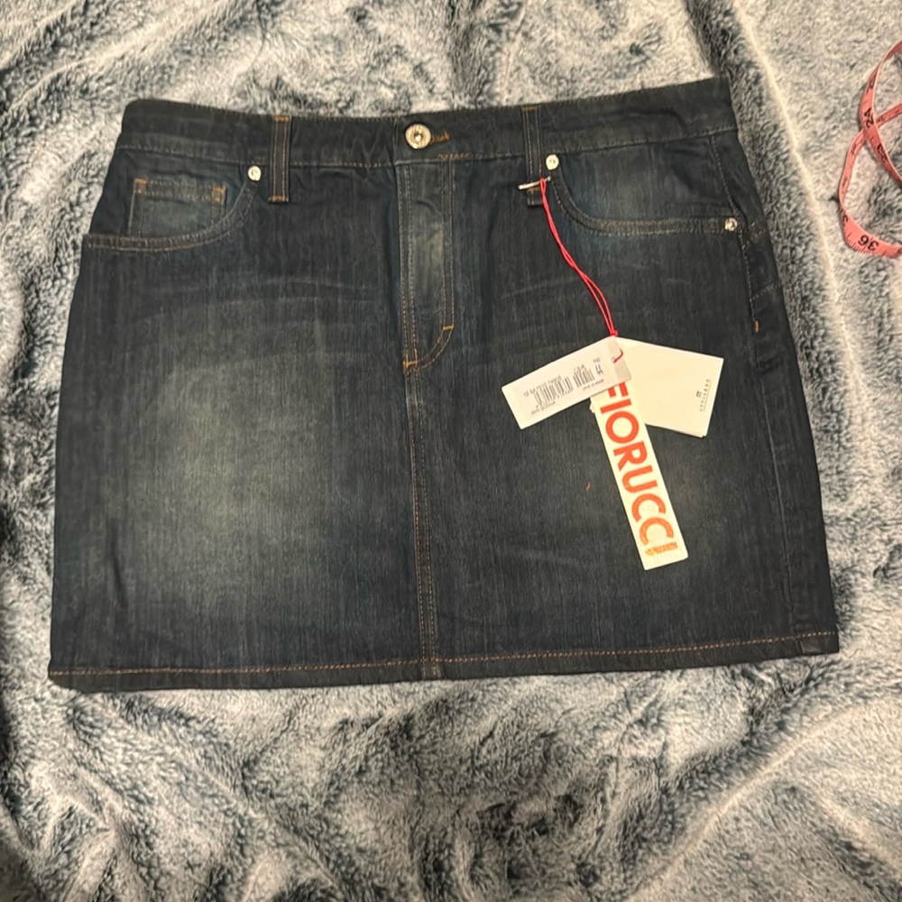 Fiorucci Women's Denim Skirt - Classic Blue